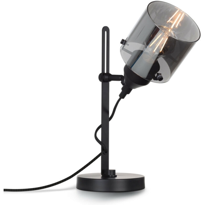 Lampada Krim Nero Acciaio - Cristallo - Sklum