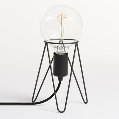Lampada Kate Nero Acciaio - Sklum
