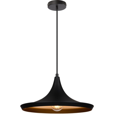 Lampada Krhas Nero Alluminio - Sklum