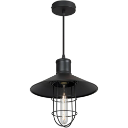 Lampada Drish Nero Alluminio - Sklum precio