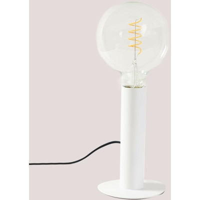 Lampada Icro L Bianco Acciaio - Sklum