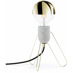 Lampada Kete Calcestruzzo Dorato - Sklum en oferta