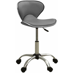 vidaXL Sgabello da Salone Spa Grigio in Similpelle - Gris en oferta