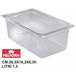 Vaschetta Diamond Gn 1/4 H.6,5 Cm.26,5X16,2 Lt.1,5 características