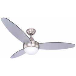 Globo - Ventilatore da soffitto telecomando luce argento ventilatore radiatore più caldo lampada da soggiorno 03611 precio