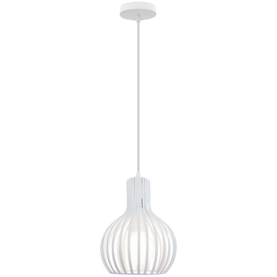 (2Pcs)Lampada a Sospensione Industriale Bianca E27 Luce Sospesa Vintage Luce Pendente Retrò Lampadario Antico per Soggiorno Camera da Letto Del Caffè