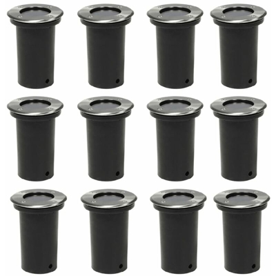 Faretti Carrabili a Incasso per Esterni 12 pz Rotondi - Argento - Youthup