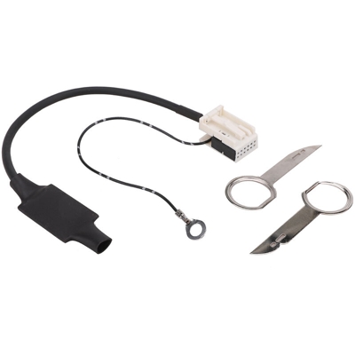 Adattatore Bluetooth per musica ausiliaria per auto per coltello Audi Plus con linea bianca