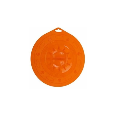 3c Casa - Coperchio paraschizzi in silicone Arancione Cm.25