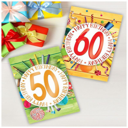 Confezione 12 Biglietti Compleanno Decade Ad - Florio precio