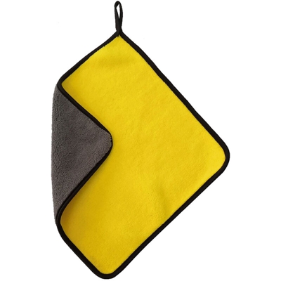 1 asciugamano spesso per autolavaggio asciugamano bifacciale