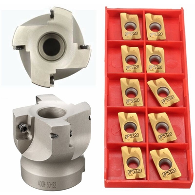 Fresa a 4 taglienti BAP 400R-50-22-4F 50 mm + 10 pezzi APMT1604 + T15