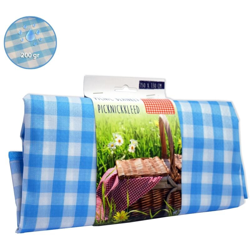 Tovaglia pic nic a quadri colore azzurro polipropilene en oferta