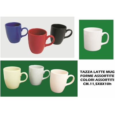 Bighouse It - TAZZA LATTE MUG 2 MODELLI COLORI ASSORTITI