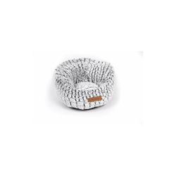 Cesto per Gatti, 40 cm, 1 kg, Colore: Bianco e Nero - Petblis en oferta