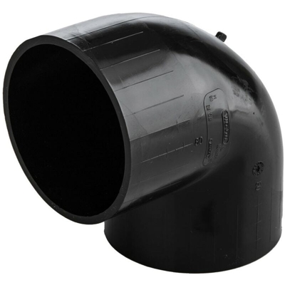 Curva 88° in polietilene nera diam. 75 mm - wavin