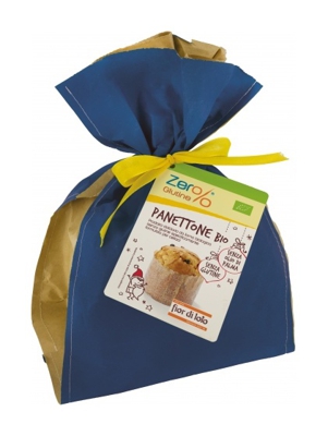 Fior Di Loto - PANETTONE SENZA GLUTINE BIO A LIEVITAZIONE NATURALE CON UVETTA SULTANINA - 500 GR
