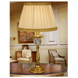 Lampada Da Tavolo Ottone/Bicchiere - ParalumeTessile [FDL-C261] (FDL-C261) en oferta