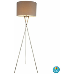 Etc-shop - Lampada stativo riflettore treppiede paralume tessuto telecomando incluso lampadine LED RGB incluse precio