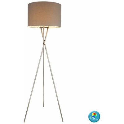 Etc-shop - Lampada stativo riflettore treppiede paralume tessuto telecomando incluso lampadine LED RGB incluse