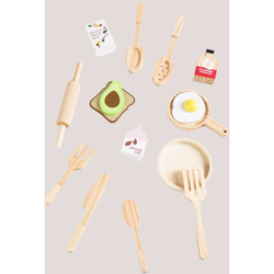 SKLUM Set colazione in legno per bambini Acatte Multicolore Fresh Legno precio