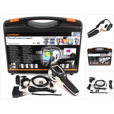 Termocamera Laserliner ThermoCamera Compact Plus -20 fino a +350 °C 80 x 80 Pixel 30 Hz Calibrato: di fabbrica senza ce
