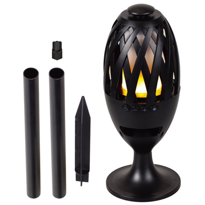 Altoparlante bluetooth wireless con luce di fiamma di simulazione TWS mini altoparlante leggero portatile da esterno creativo