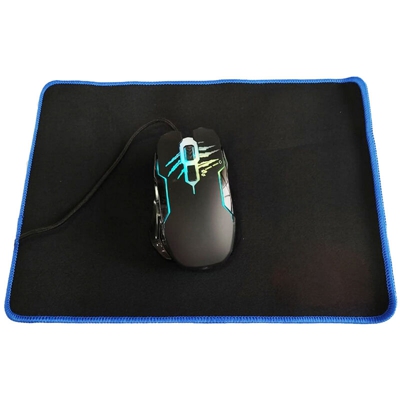 Mouse gioco gaming ottico con filo USB 6 pulsanti 1600-320DPI con tappetino 411