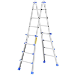 Scala telescopica in alluminio 4+4 scalini 4+5 gradini 5+5 5+6 6+6 gradini (5+5) características