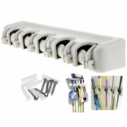 Lupexshop - APPENDINO PER SCOPE E SPAZZOLE DA CUCINA A MURO 5 CESTELLI PORTAOGGETTI MOD.0157 precio