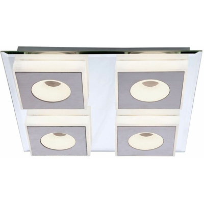 Plafoniera LED design illuminazione soggiorno luce specchio Globo 41113-4