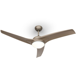 Klarstein Figo Ventilatore da Soffitto 52' 55W Lampadario 2x42W Telecomando titanio precio
