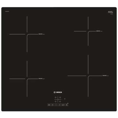 Piano Cottura PUE611BF1E a Induzione 4 Zone Cottura da 60 cm Colore Nero