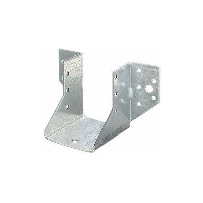 335885 - Supporto di fissaggio in acciaio con zincatura Sendzimir, spessore: 80 mm, altezza 120 mm, spessore: 2 mm, confezione da 50 pezzi