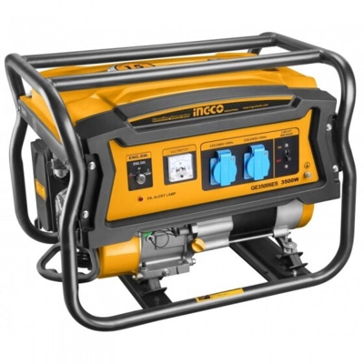 Generatore Corrente Benzina 3,5Kw Con Avviamento A Strappo -Ge35006 Ingco