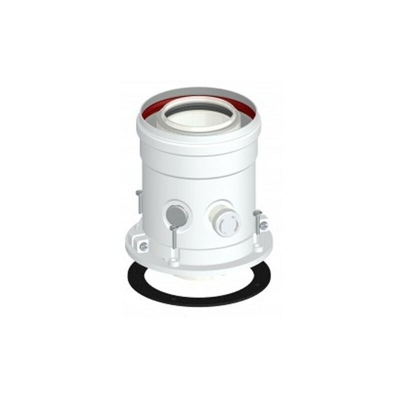 NPE - Partenza verticale coassiale c/ ispezione per caldaie a condensazione