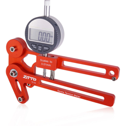 ZTTO bicicletta ha parlato tensiometro ruota set correzione tensiometro orologio elettronico rosso en oferta