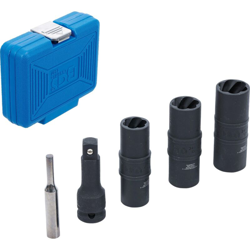 7467, Set di Chiavi a Bussola Speciale con Testa Esagonale, 17-19-21 mm, 12,5 mm (1/2'), 3 Pezzi - BGS características