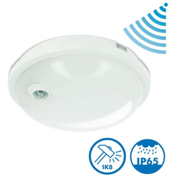 Oblò o Soffitto LED Perry da Esterno IP65 Rotondo 20W Eq 120Watt Sensor | Température de Couleur: Bianco neutro 4000K precio