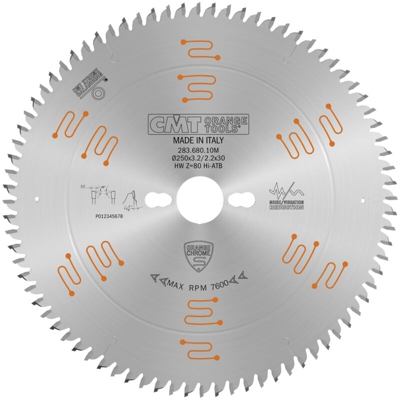 283.680.10M LAMA PRECISIONE CHROME HW 250x3.2/2.2x30 Z80 38°ATB -2°NEG