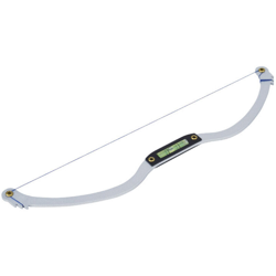 Righello in metallo per tatuaggio e disegno a tratteggio righello a livello ausiliario righello per sopracciglia ad arco orizzontale righello per en oferta