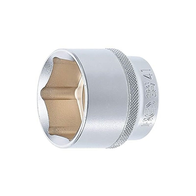 BGS 2941, Inserto per Chiave Esagonale, Attacco Quadro Interno 12,5 mm (1/2'), SW 41 mm, Bussola, Schlüsselweite