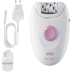 Silk-épil 1 1-173 Depilatore Bianco, Rosa - Braun características