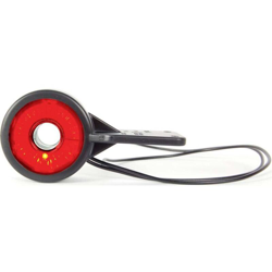 Luce dingombro laterale Cavi terminali Luce di segnalazione laterale, destra, sinistra 12 V, 24 V/DC Vetro satinato - WAS precio