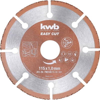 kwb 790140 Disco di taglio dritto 1 pezzo 115 mm 22.23 mm 1 pz.