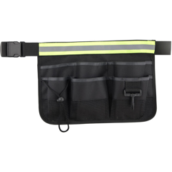 Cintura nera strisce riflettenti attrezzi da giardinaggio borsa da cintura borsa porta attrezzi en oferta