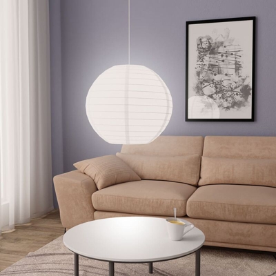 YOUTHUP Lampadario da Soffitto Bianco ?60 cm E27 - Bianco