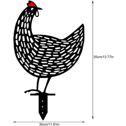 Prodotti per la decorazione del gallo in ferro da giardinaggio da giardino da giardino Tipo di metallo E en oferta