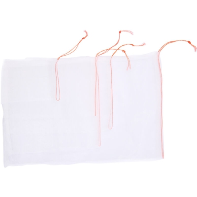 Sacchetto per ammollo del riso in nylon a 40 maglie, sacchetto in rete anti-insetti per mosca della frutta, sacchetto per frutta 35x25 cm (100 pezzi)