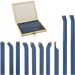 YOUTHUP Set di Utensili per Tornitura 11 pz in Metallo Duro 10x10mm P30 características